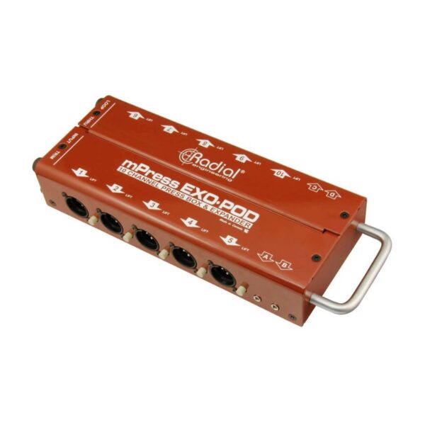 Radial EXO-Pod Passive Press-Box Audio Splitter