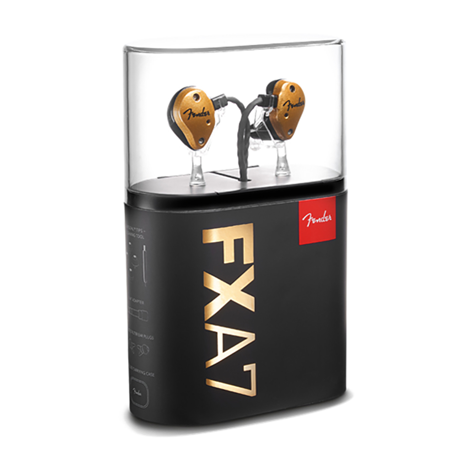 Fender FXA7 Pro In-Ear Monitors - Gold - Image 3