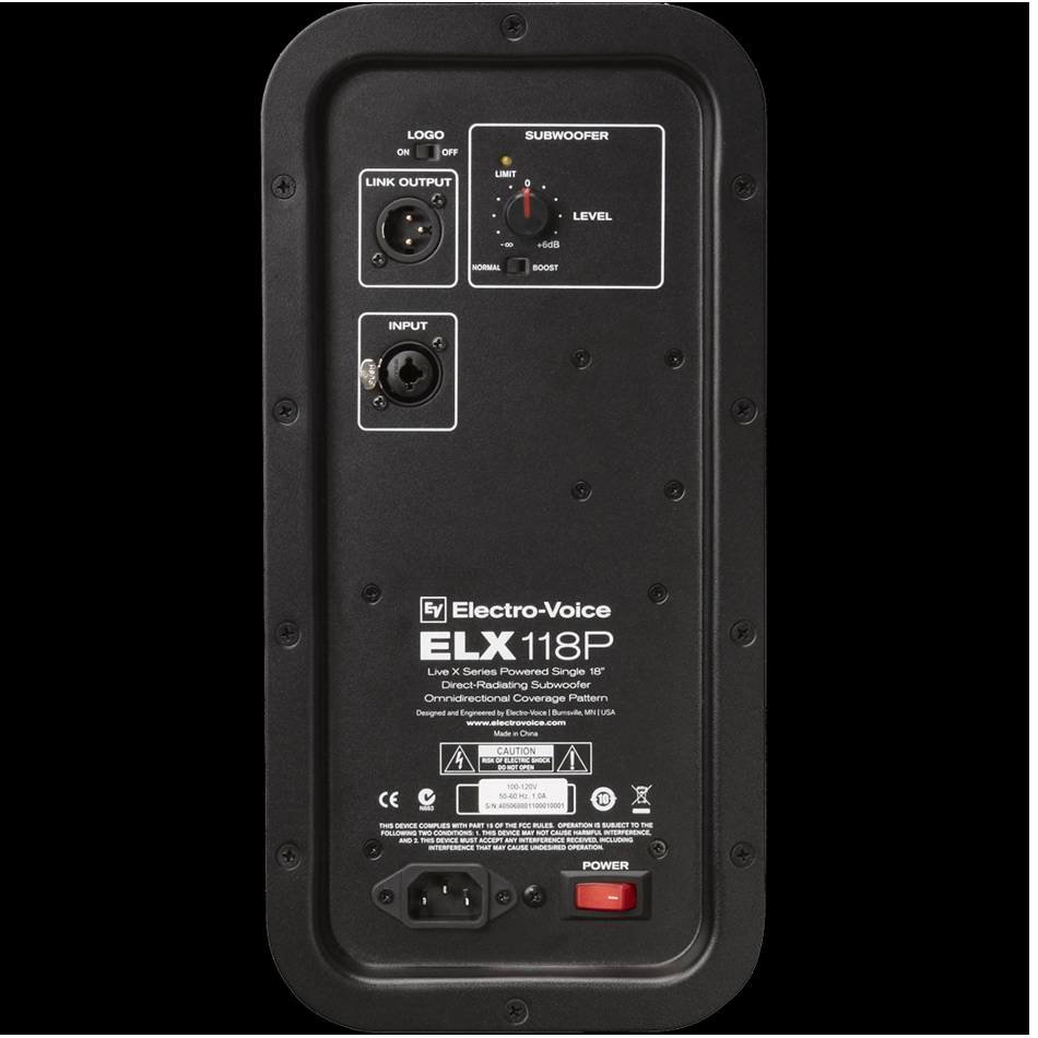 Electro-Voice ELX118P Powered 18" Subwoofer - Image 4