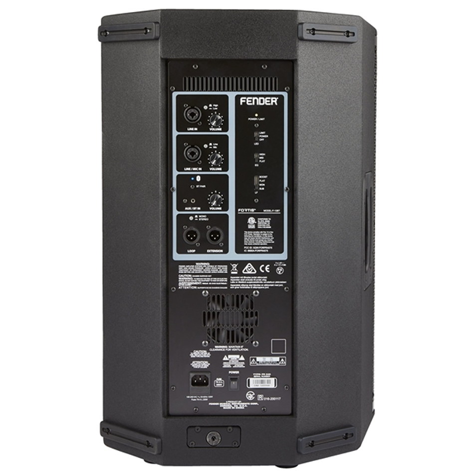 Fender Fortis F-12BT 12" Powered 2-Way PA Speaker 1300W - Image 2