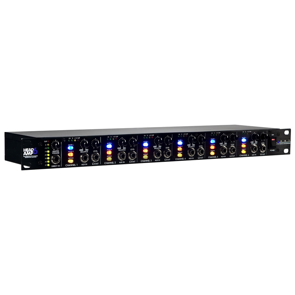 ART HeadAmp6 6-Channel Headphone Amplifier
