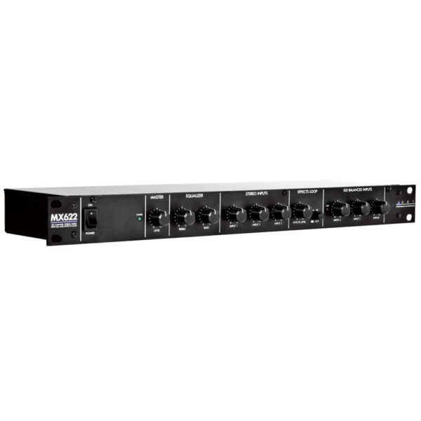 ART MX622 6-Channel Rackmount Stereo Mixer w/ EQ