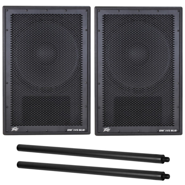 Peavey Dark Matter DM 115 Powered Subwoofer – Pair