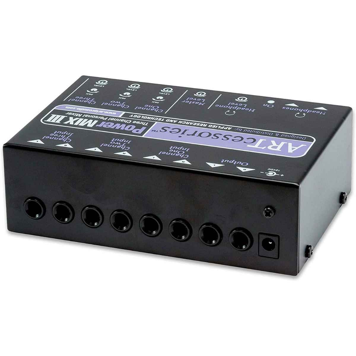 ART PowerMIX III 3-Channel Personal Stereo Mixer - Image 3