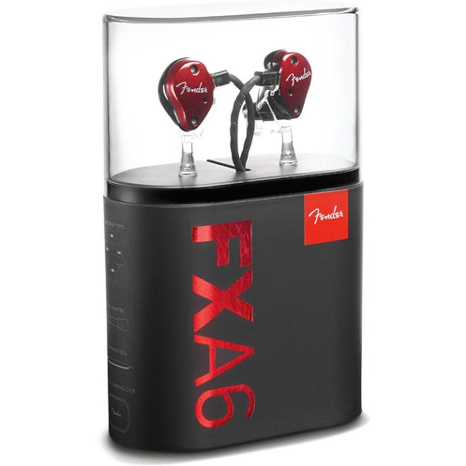 Fender FXA6 Pro In-Ear Monitor - Red - Image 3